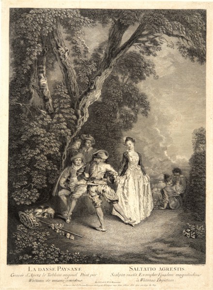 Benoit Audran, II (French, 1698-1772) after Jean-Antoine Watteau (French, 1684 - 1721). The Peasant