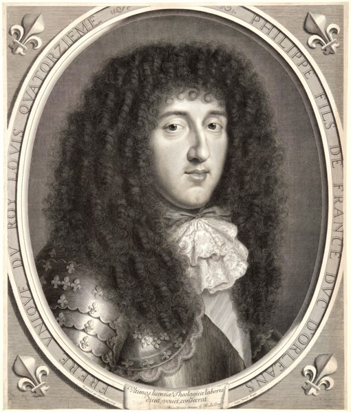 Robert Nanteuil (French, 1623 - 1678). Philippe Fils de France, Duc d'Orleans, 1671. Engraving.