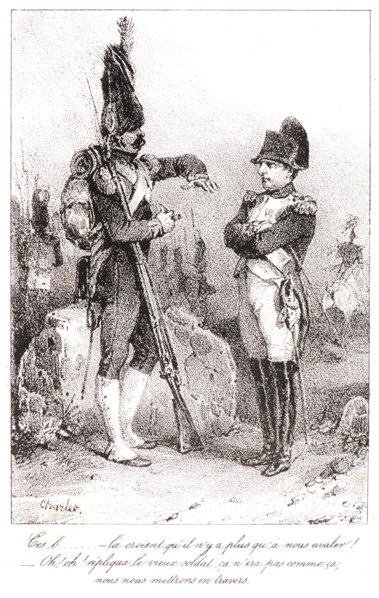 Nicolas Toussaint Charlet (French, 1792 - 1845). Napoléon and the Old Soldier, 19th century.