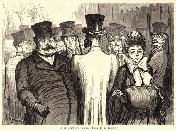 C. Maurand (French, active 19th century) after Honoré Daumier (French, 1808 - 1879). Boulevard des