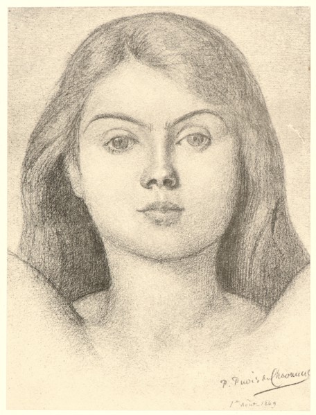Pierre Puvis de Chavannes (French, 1824 - 1898). L'Espérance, 1869. Collotype on wove paper. Sheet: