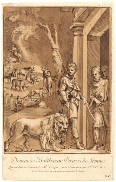 Anne-Claude-Philippe de Caylus (French, 1692-1765) after Baldassare Peruzzi (Italian, 1481 - 1536).