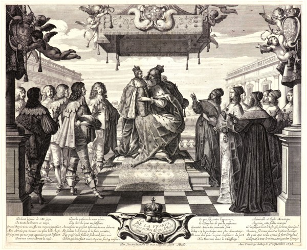 Abraham Bosse (French, 1602-1676). La Joye de la France, 1638. Etching and engraving.