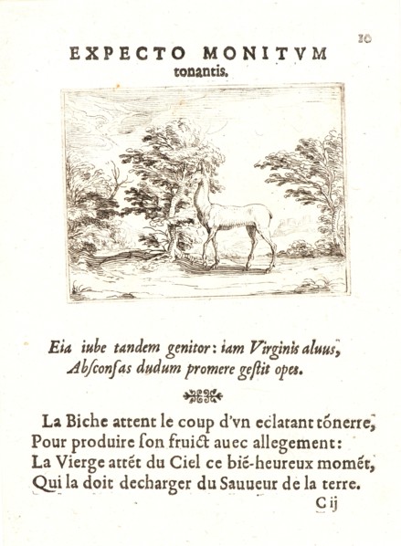 Jacques Callot (French, 1592 - 1635). La Biche, 17th century. From The Life of the Virgin in