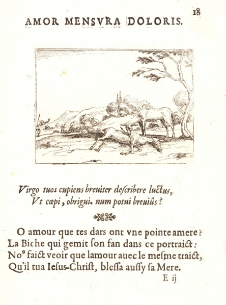 Jacques Callot (French, 1592 - 1635). La Biche qui Pleure son Faon, 17th century. From The Life of
