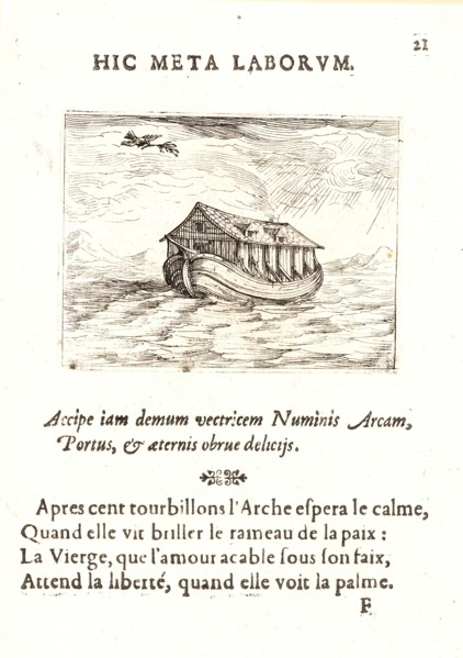 Jacques Callot (French, 1592 - 1635). Noah's Ark (L'Arche de Noe), 17th century. From The Life of