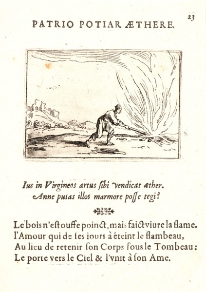 Jacques Callot (French, 1592 - 1635). Homme Attisant un Feu, 17th century. From The Life of the