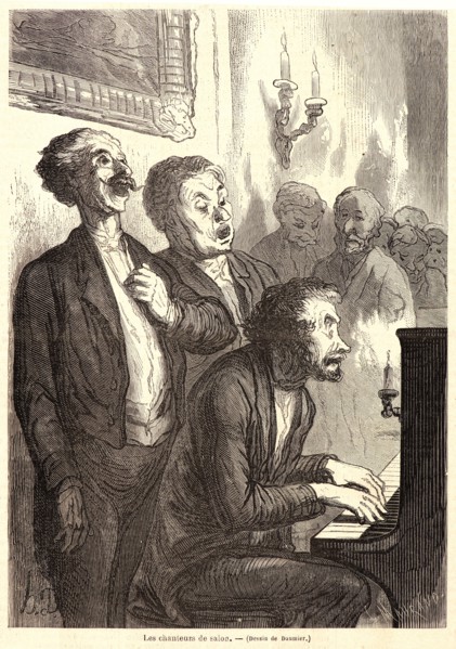 C. Maurand (French, active 19th century) after Honoré Daumier (French, 1808 - 1879). Les Chanteurs