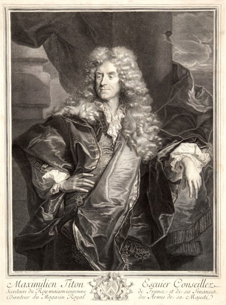 Pierre Drevet (French, 1663-1738) after Hyacinthe Rigaud (French, 1659 - 1743). Portrait of