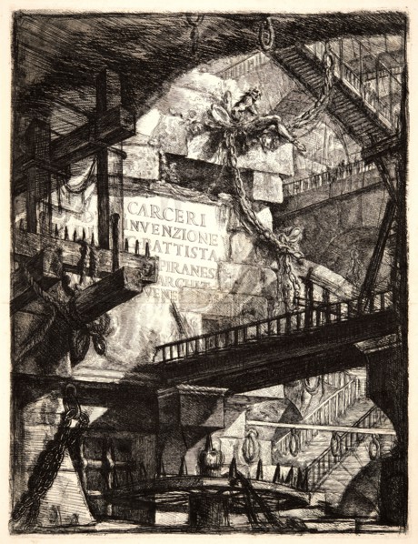 Giovanni Battista Piranesi (Italian, 1720 - 1778). Title Page: Imaginary Prisons of G. Battista