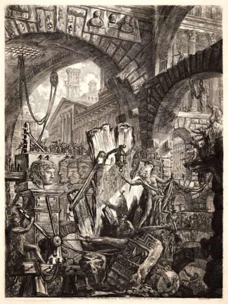 Giovanni Battista Piranesi (Italian, 1720 - 1778). The Man on the Rack, 1761. From Carceri