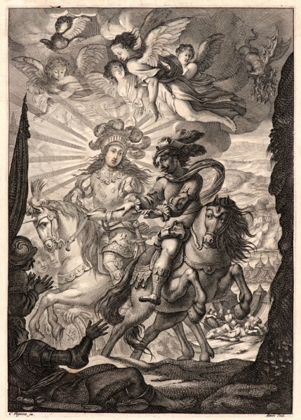 Abraham Bosse (French, 1602-1676) after Claude Vignon (French, 1593 - 1670). The Parting of Joan
