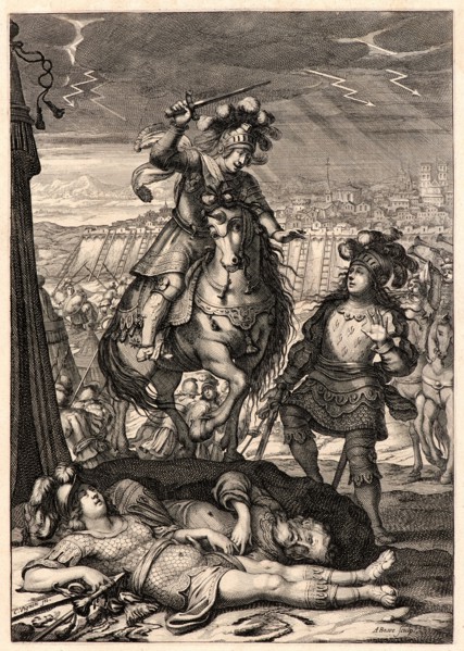 Abraham Bosse (French, 1602-1676) after Claude Vignon (French, 1593 - 1670). Joan of Arc Rescues