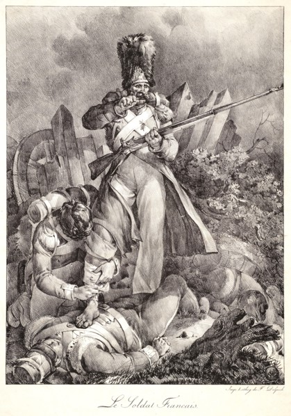 Nicolas Toussaint Charlet (French, 1792 - 1845). The French Soldier (Le Soldat FranÃ§ais), ca. 1818