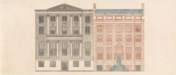 Amsterdam canal houses along the Herengracht 412 and 472, The Netherlands, Anonymous, Cornelis