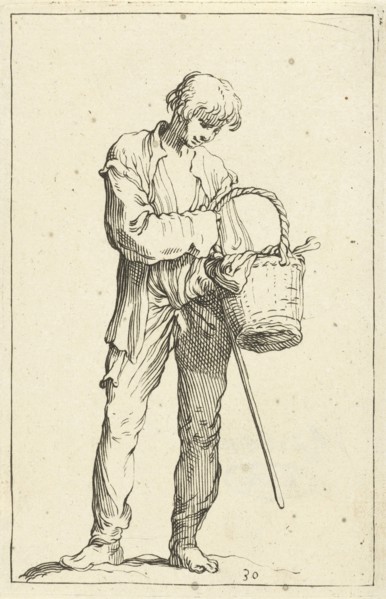Young farmer, Frederick Bloemaert, Abraham Bloemaert, after 1635 - 1669