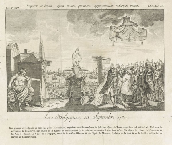 Allegory of the Brabant Revolution, 1789, Anonymous, 1789