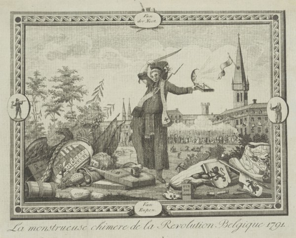 Allegory of the Brabant Revolution, 1791, Anonymous, 1790 - 1791