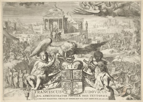 History and work of the Teutonic Order; coat of arms of the Grand Master of the Order, Romeyn de