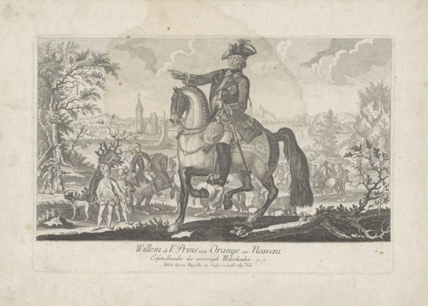 Equestrian Portrait of William V, Prince of Orange-Nassau, Johann Lorenz Rugendas (II), 1790 - 1826
