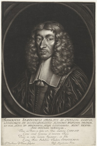 Portrait of Frederick Spanheim II, Jan van Somer, Robertus Keuchenius, 1670