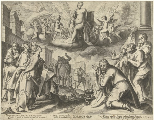 Triumph of Truth, possibly Nicolaes Jansz. Clock, 1558 - 1606