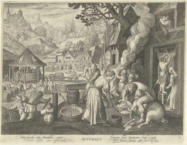 Autumn, Nicolaes de Bruyn, Marten de Vos, 1581-1656