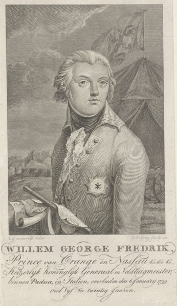 Portrait of Frederick, Prince of Orange-Nassau, DaniÃ«l Vrijdag, 1802