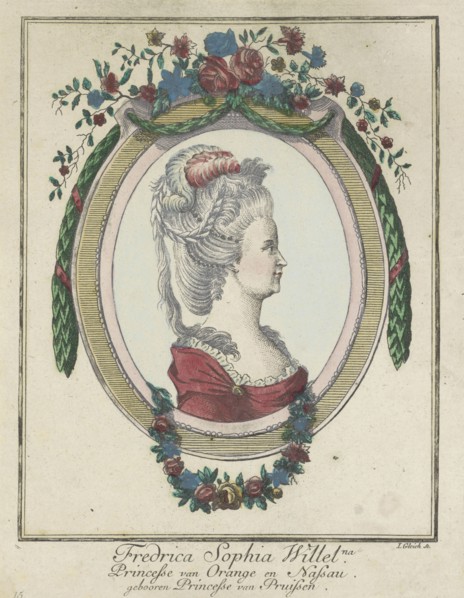 Portrait of Wilhelmina of Prussia, Joseph Gleich, 1767 - 1849