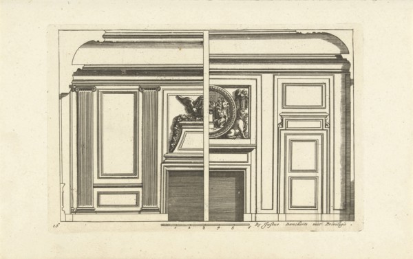 Wall Layout, interior, decoration, design, ornament, ornamental, architecture, Jean Lepautre,