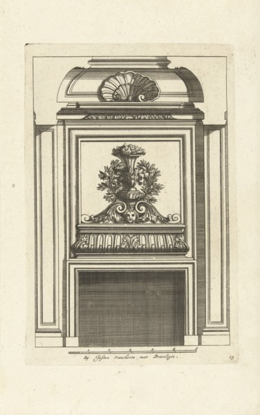 Interior, decoration, design, ornament, ornamental, architecture, Jean Lepautre, Justus Danckerts,