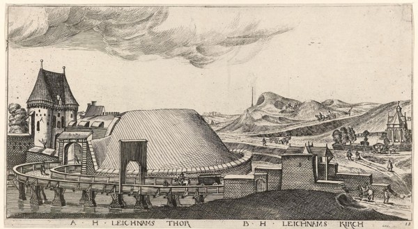 In and around the city of Danzig Series of 14 numbered prints, Aegidius Dickmann, Frederik de Wit,
