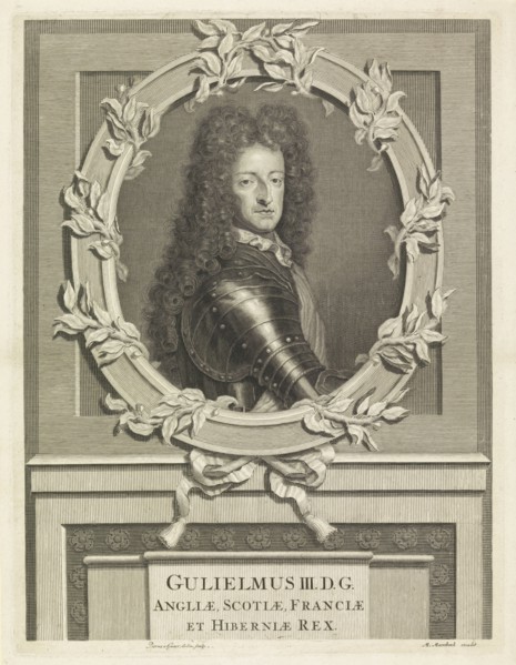 Portrait of William III, Prince of Orange, Pieter van Gunst, 1688 - 1699