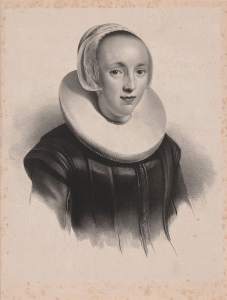 Portrait of Anna Roemers Visscher, Anonymous, c. 1800 - before 1900