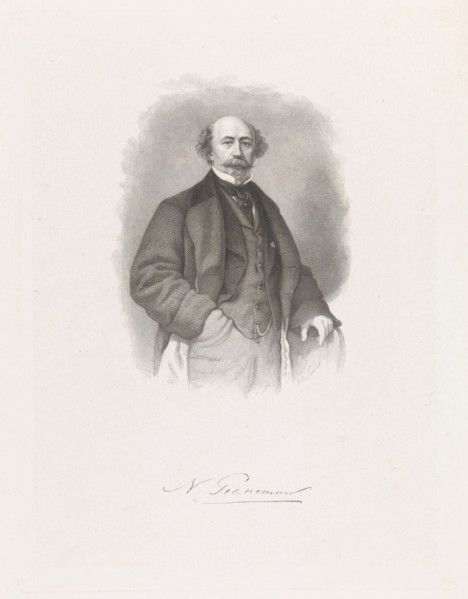Portrait of the artist Nicholas Pieneman, Edouard Taurel, 1834 - 1892