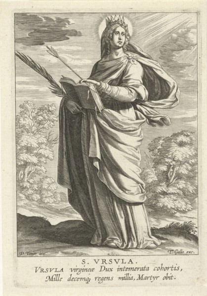 Saint Ursula, Theodoor Galle, 1581 - 1633