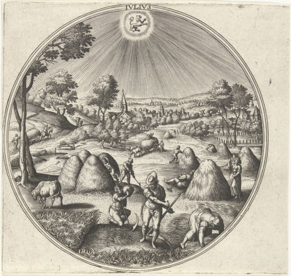 July, Adriaen Collaert, Hans Bol, Hans van Luyck, 1578 - 1582