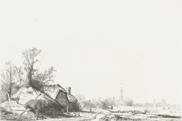 Copy of a print by Rembrandt, print maker: William Young Ottley, Dating 1828