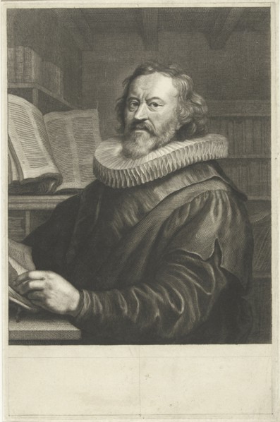 Portrait of Gerardus Joannes Vossius, Abraham Bloteling, Joachim von Sandrart, after c. 1660 -