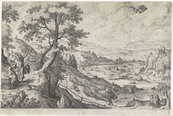 Sacrifice of Isaac, Hans Bol, Anonymous, c. 1550 - c. 1650