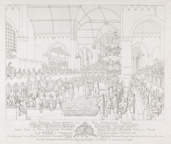 Baptism of Prince Alexander, Prince of Orange, 1818