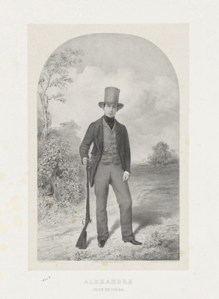 Portrait of Alexander I, Prince of the Netherlands, Carel Frederik Curtenius Bentinck, Jan Dam