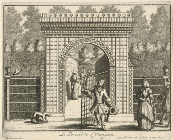 Gate of the orangery at castle Gunterstein, Breukelen The Netherlands, Joseph Mulder, William