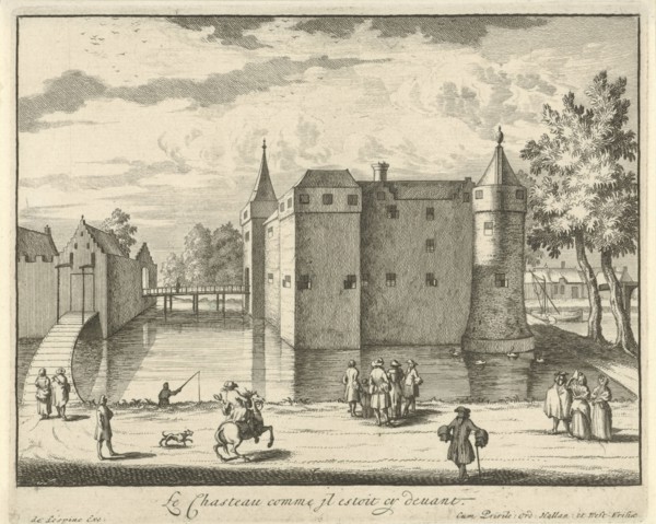 Castle Gunterstein as it was before, Breukelen, The Netherlands, Willem Swidde, Jaques Le Moine de