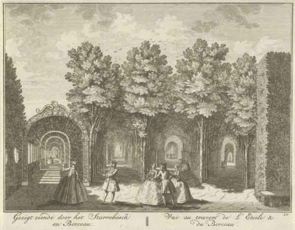 View of the Sterrenbos in the garden of House ter Meer in Maarssen, The Netherlands, Hendrik de