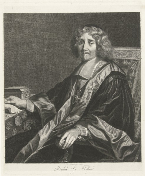 Portrait of Michel Le Tellier, Friedrich Wilhelm Burmeister, 1855-1915