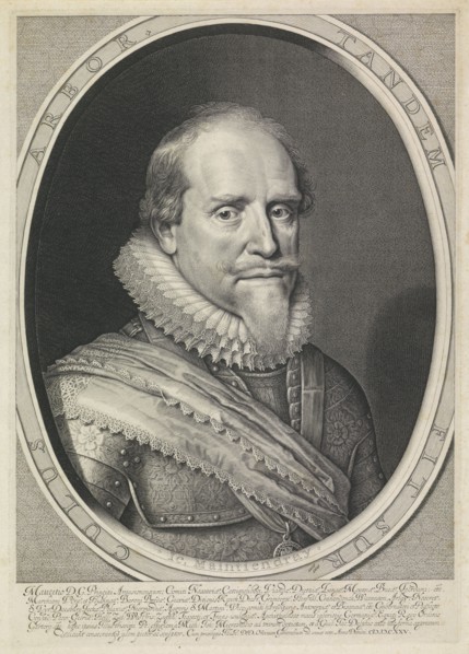 Portrait of Maurits, Prince of Orange, Willem Jacobsz. Delff, Maurits (prins van Oranje), 1625