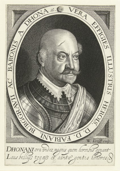 Portrait of Fabian von Dohna, Willem Jacobsz. Delff, 1590 - 1638