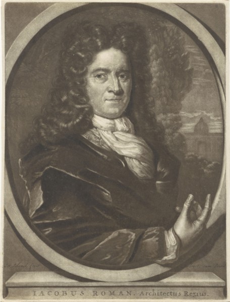 Portrait of Jacob Pietersz. Roman, print maker: Pieter Schenk I, Anonymous, 1670 - 1713