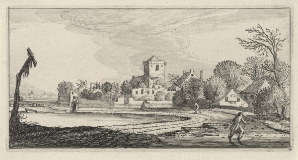 Winter Landscape with Skaters, Gillis van Scheyndel (I), Anonymous, 1605 - 1652